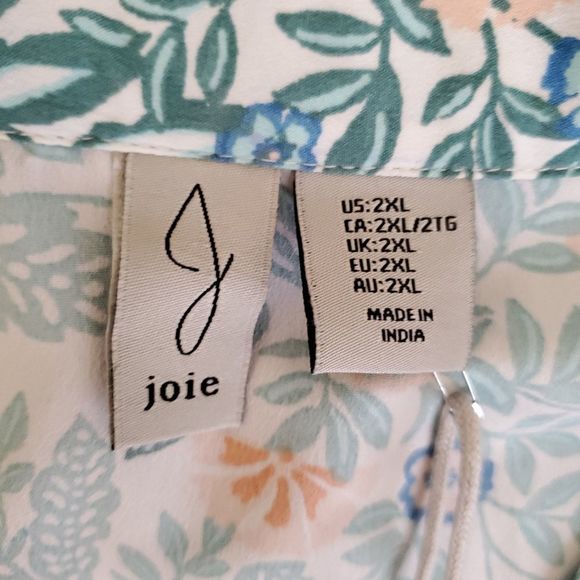 Joie floral 2pc super soft pajamas loungewear shirt shorts plus size 2X NEW!!!! - Picture 7 of 11